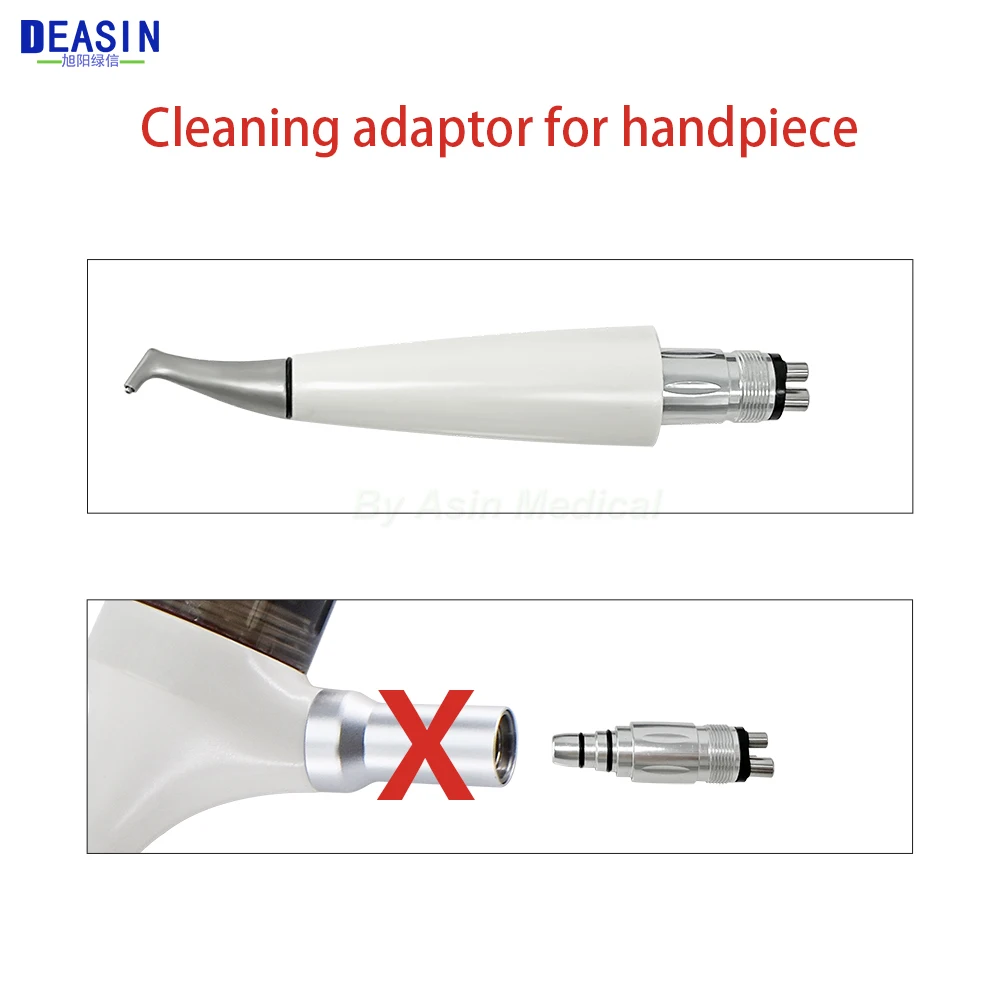 Dental Air Polisher Sandblasting air prophy handpiece air flow teeth whitening cleaning air water sander gun for kavo coupler