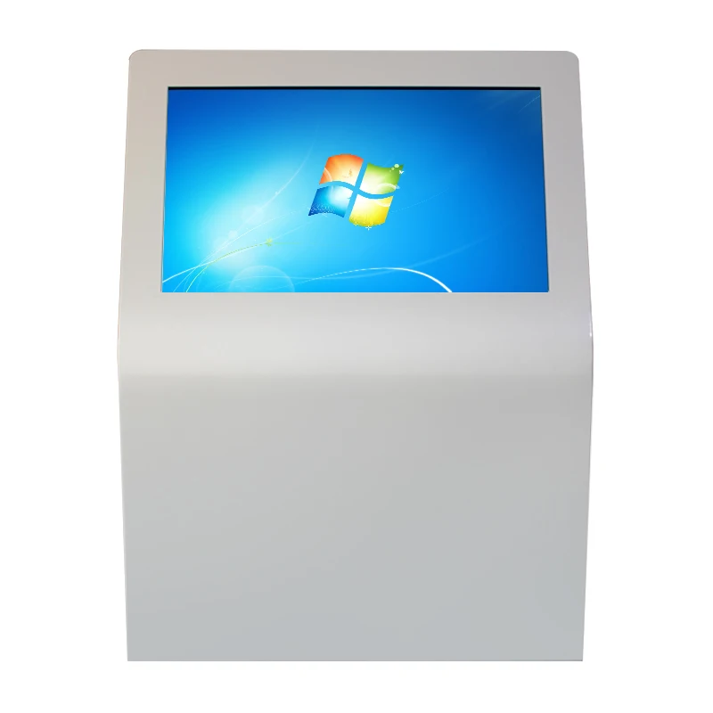 43 55 Inch Floor Standing Interactive Tourism Visitor Entry  Self Service Information Kiosk Touch Screen