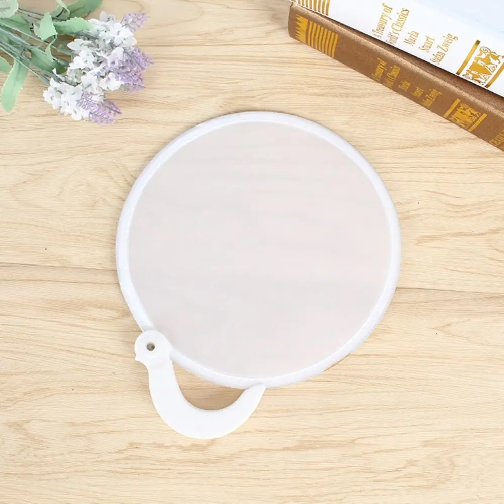 Performance Fan Portable Foldable Round Fans Mini Plastic Blank Fan Simple Decorative Fan Home