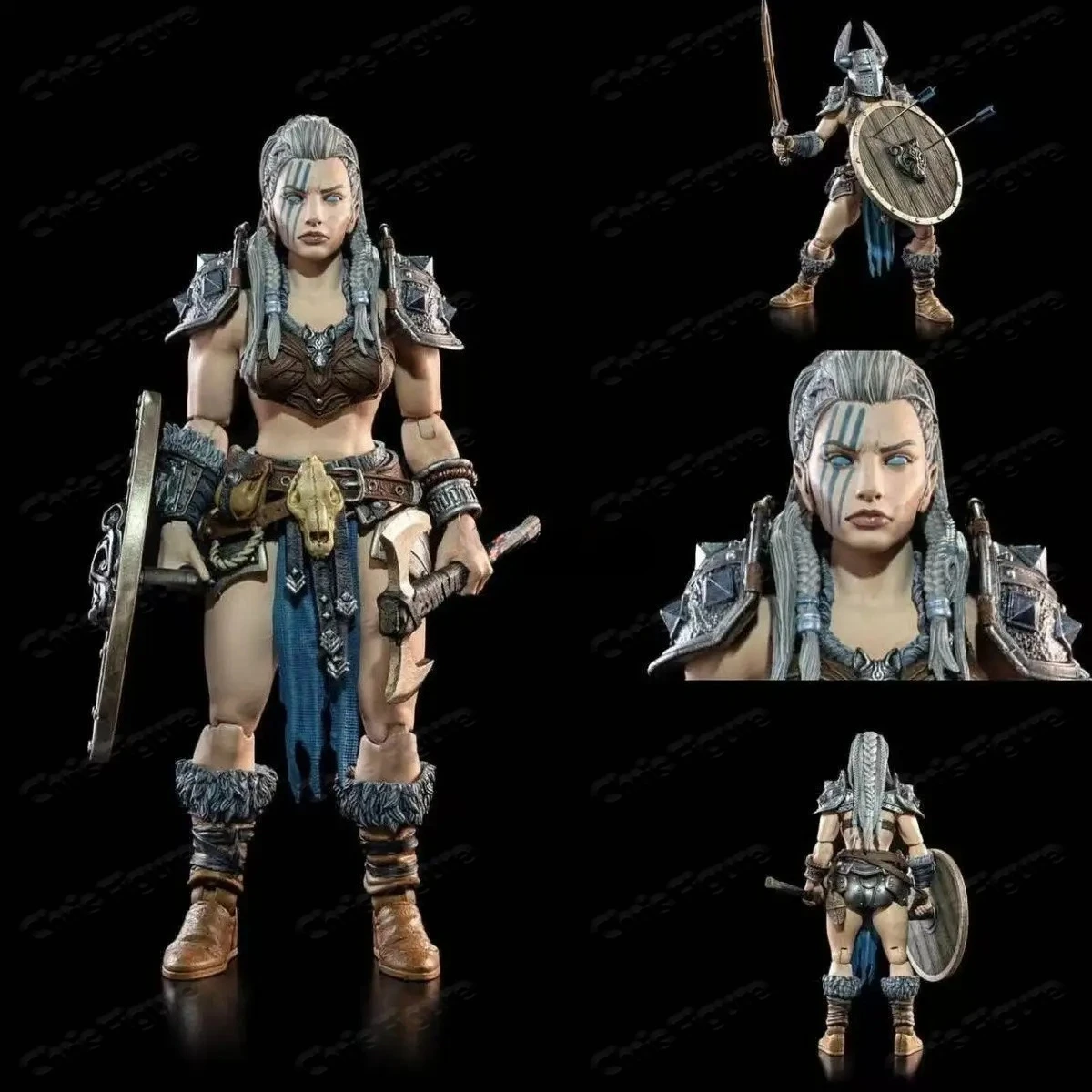 In Stock: The Mythical Four Knights, Xing Xiongbo, The Female Barbarian Nivitt, Action Figure Model Toy Collection Gift - view 4