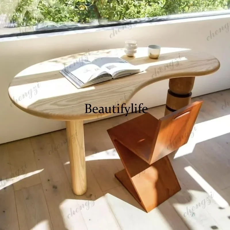 Y132 Medieval special-shaped desk Italian minimalist designer desk high-end solid wood desk