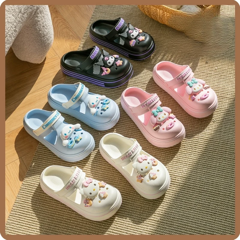 

Kids'Casual Shoes ​Beach shoes EVA Cartoon Summer Shoes For Children Soft Bottom Anti-slip Blue Pink Shoes Size 24-40