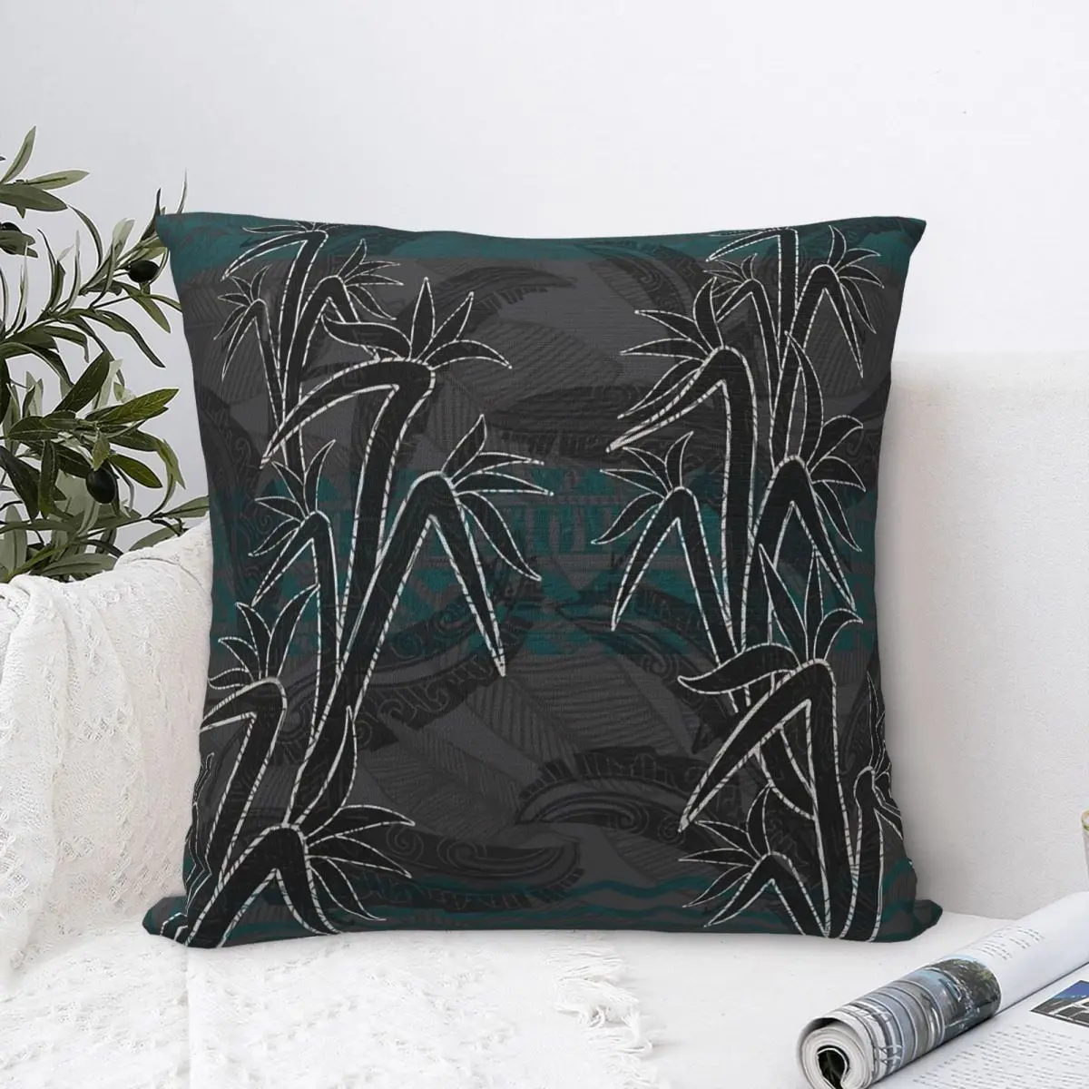 

Vintage Hawaiian Bird Of Paradise Polyester Cushion Cover For Livingroom Garden Decorative Kawaii Cojines Decorativos