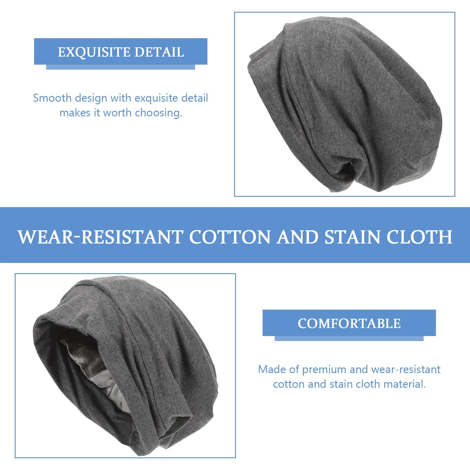 

Sleeping Hat Elastic Comfortable Supple Cotton for Women Hair Protection Bonnet Lightweight Wear-Resistant Sleep Cap