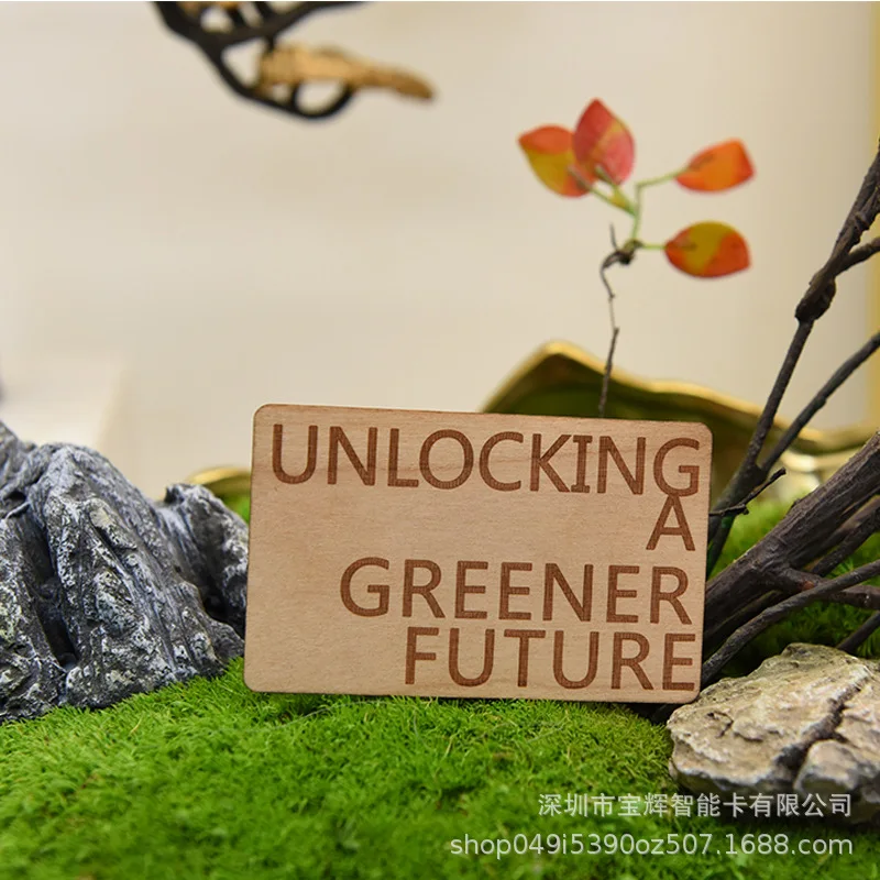 Customized. Custom Hotel Access Card NFC Wooden Room Card RFID Waterproof Card High Frequency Chip Wooden Card Manufact