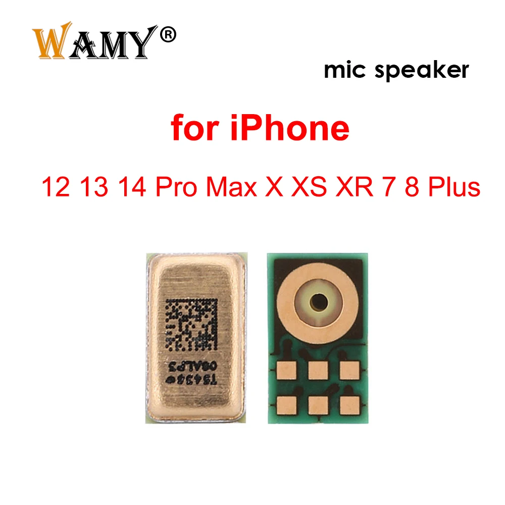 10-20pcs WAMY New Microphone Inner Mic Speaker for iPhone 12 13 14 Pro Max X XS XR 7 8 Plus Speaker On Flex Cable