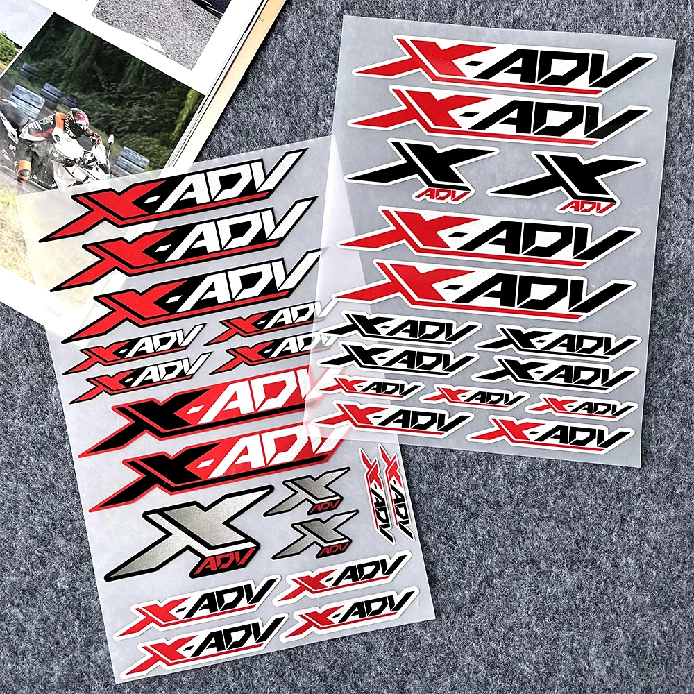 X Adv X-Adv Motorcycle Sticker Reflective Body Fuel Tank Riding Helmet Set Decals for Honda XADV X-ADV Xadv 750 350 Adventure