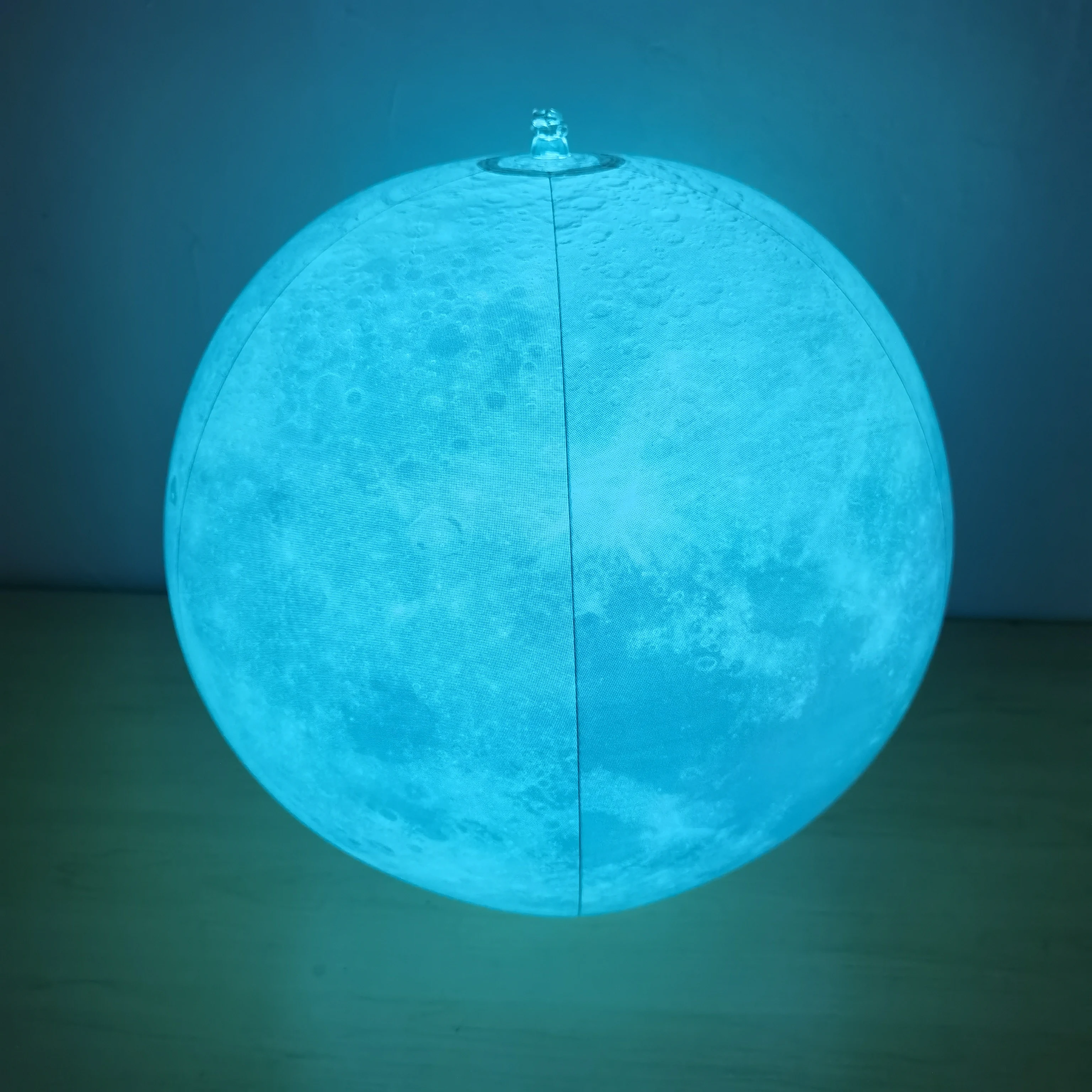 PVC40cm lua cheia led16 cor bola de luz de controle remoto piscina ao ar livre layout inflável bola flutuante bola de praia