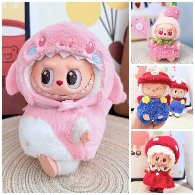

Labubu Sit and Party Series Doll Clothes Outfit Accessories Classic Dress Set For Labubu v1 v2 Kid Gift (no doll) Labubu Ropa