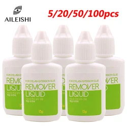 5/20/50/100pcs Liquid Remover for Eyelash Extensions Glue Original Korea False Lash Removal Liquid Beauty Health Makeup Tools