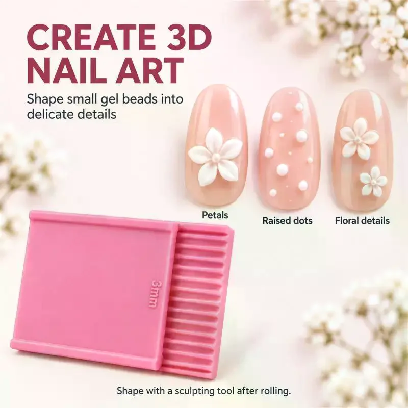 3mm Clay Gel Ball Maker Pottery Hand Rolling Shaping Tool Nail Art Carving Mold DIY Jewelry Earrings Handmade Craft Supplies