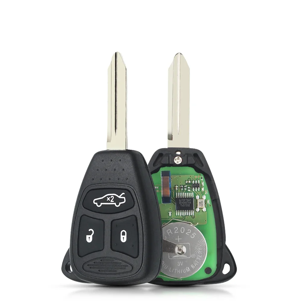 KEYYOU Mit Batterie KOBDT04A Fernbedienung Auto Schlüssel Für Dodge Chrysler Jeep Dakota Durango Ladegerät 300i Aspen Grand Cherokee Wrangler