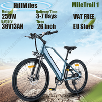 HillMiles MileTrail 1 Electric Bicycle 250W 36V13AH Hydraulic Brake Electric Bike 26-inch Tire Adult Mountain Snow Riding E-bike