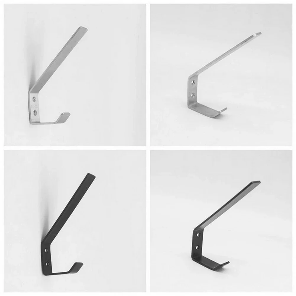 2Pcs Motorcycle Helmet Holder Hook Display Rack Hanger for Bedroom Living Room Stainless Steel Motorbike Hat Wall Mount Hook