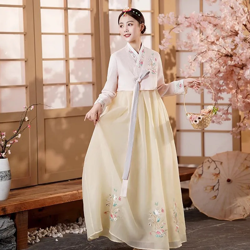 women-adult-korean-hanbok-ethnic-costume-elegant-dance-performance-dress-traditional-outfit-for-stage-show-daily-casual-wear