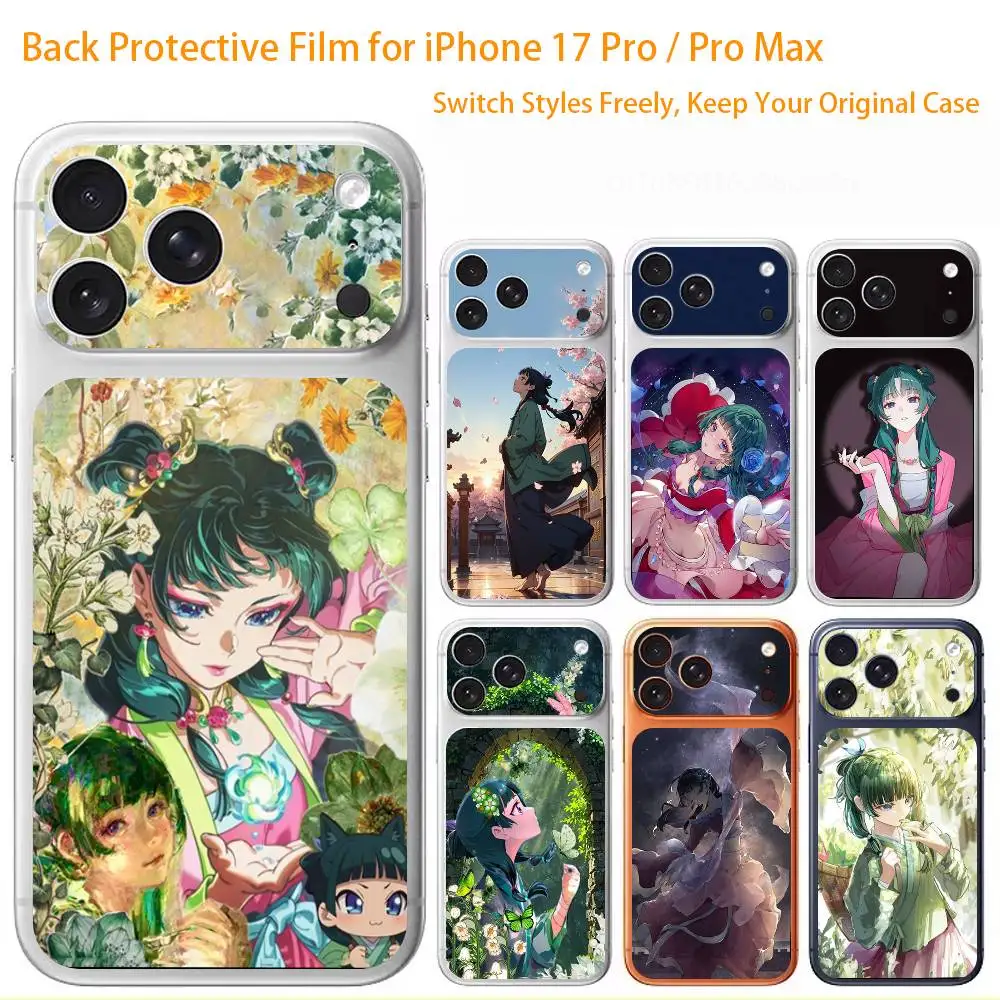 

Maomao A-Apothecary Diaries 3D Full Body Skin Decal for iPhone 17/Pro/Pro Max Color Rear Protective Sticker