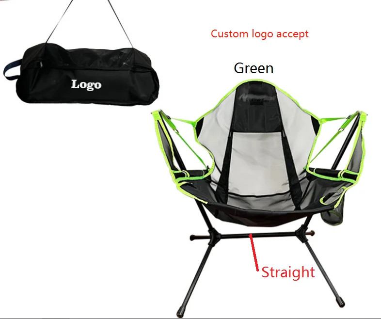 Factory sell rocking chair outdoor rocking camping chair leisure rocking folding chairs with high quality