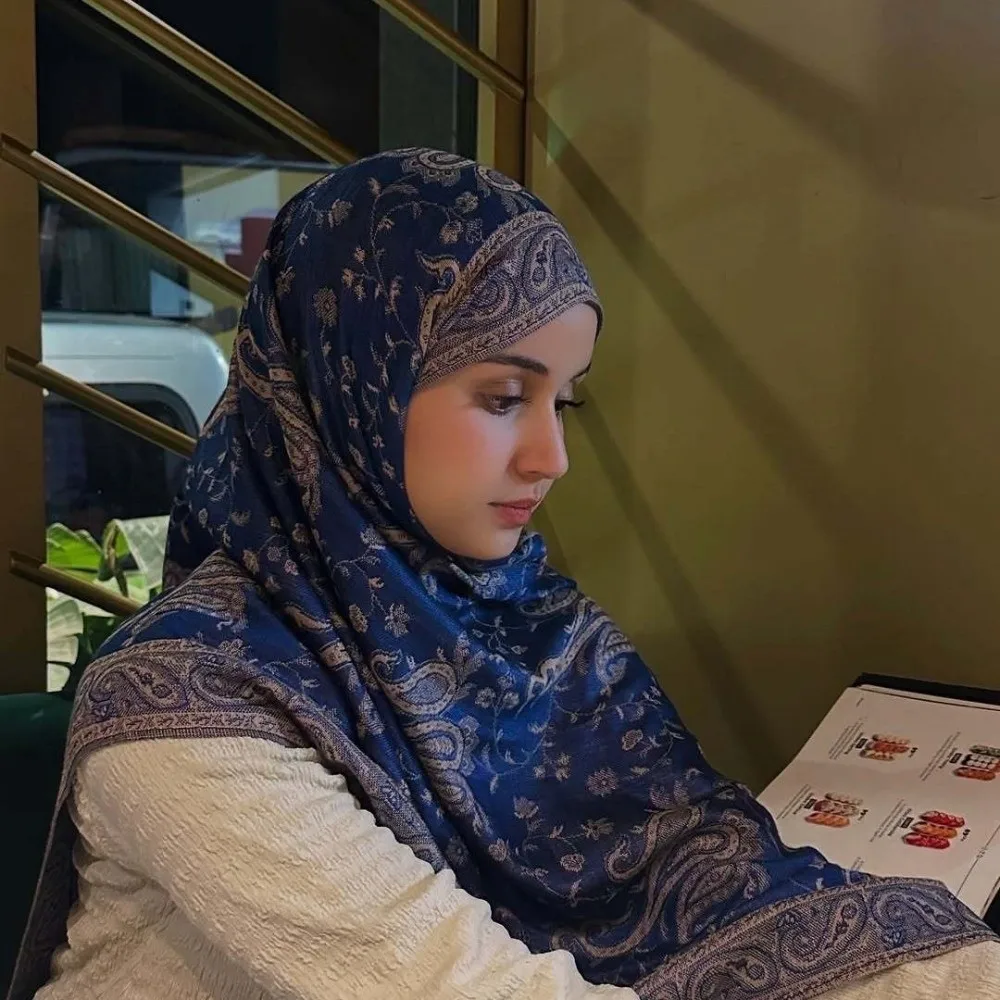شال بيزلي أنيق بشراشيب على الطراز العرقي للحماية من الشمس، شال واقي من الشمس مطبوع طويل من الكشمير للشاطئ
