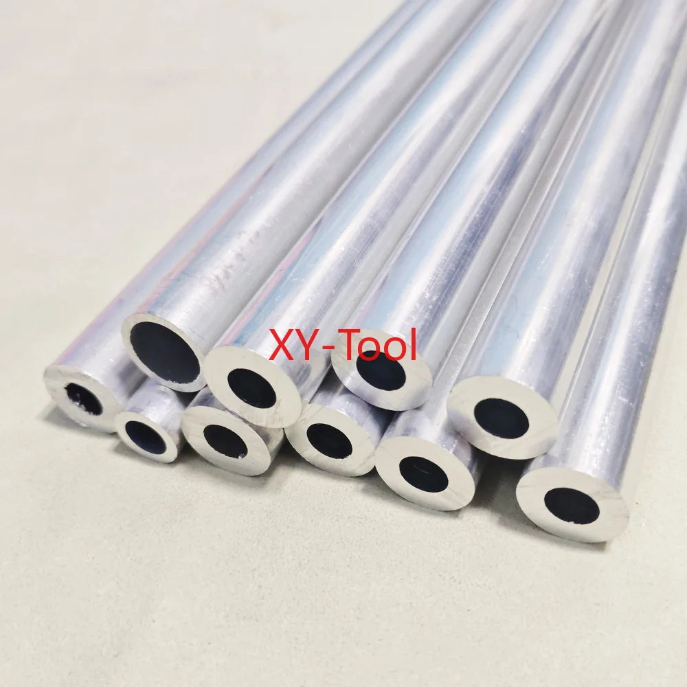 Length 300mm 6063 Aluminium Tube ID28-94mm Round  Aluminum Pipe Straight Large Outer Diameter Tubing DIY Models Crafts Making
