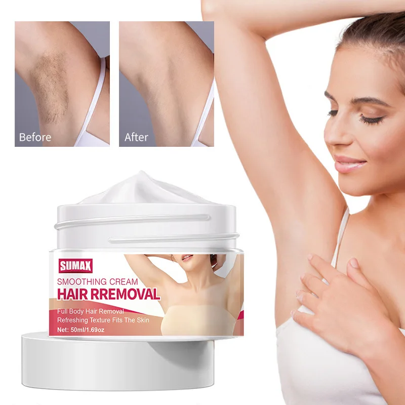 50Ml Smoothing Cream Hair Removal Brazilian Bikini Waxing For Hand Face Legs Body Perfect Hair Removal