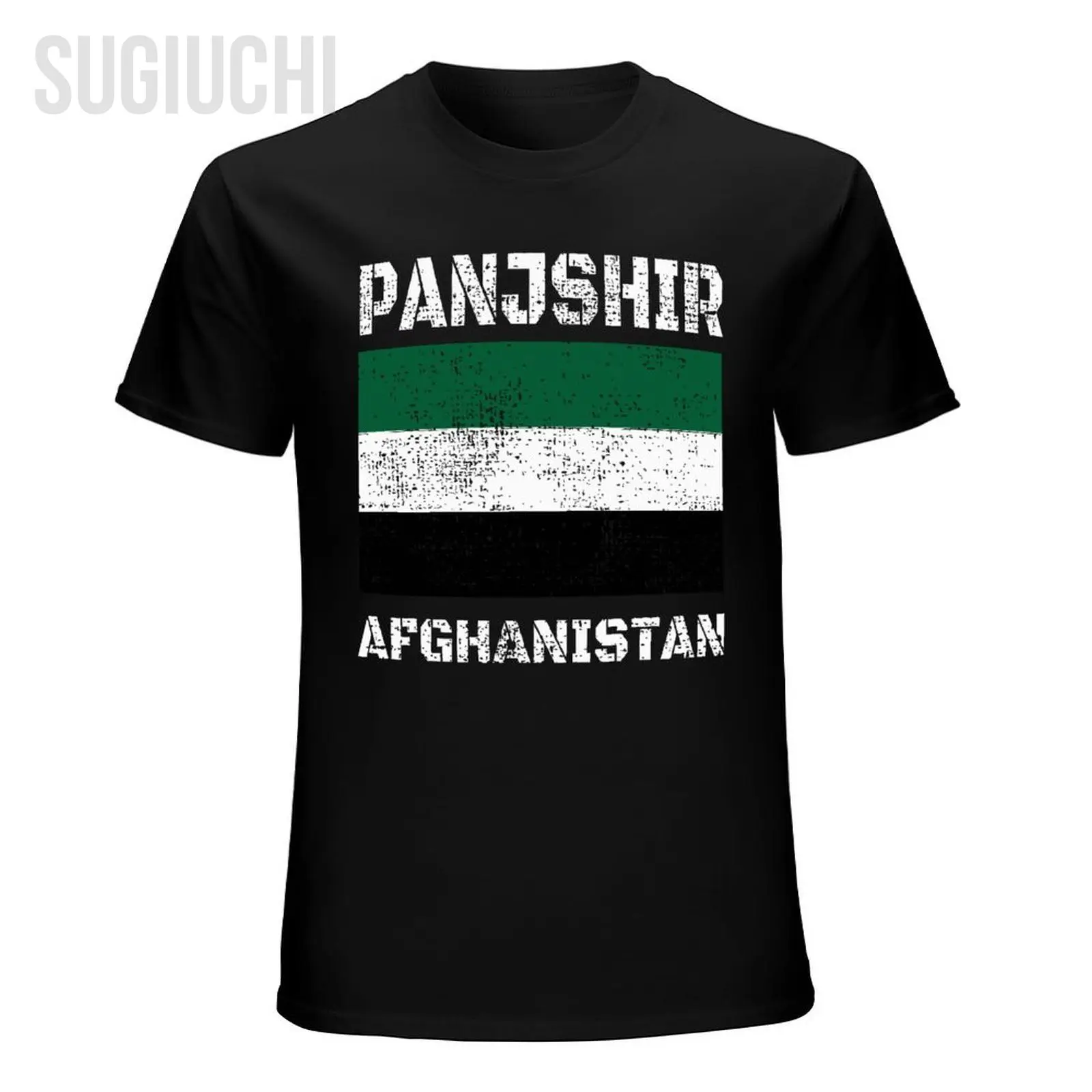 Men Panjshir Flag Afghan Afghanistan Tshirt Tees O-neck T Shirts Women Boys 100% Cotton Short T-Shirt Unisex All Seasons