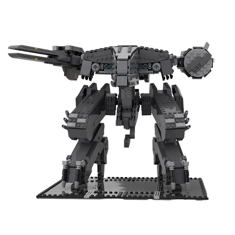 Hot High-Tech Metal Geared Solid Rex Robot Building Blocks Set Battle Mecha Toys Brick Toy For Children Birthday Gifts