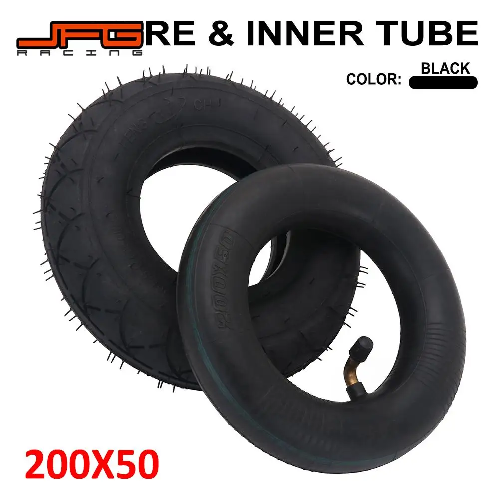 Tyre Set 200x50-110 Inner Outer Tire 8 Inch 200*50 For Razor E150 E200 Dune Buggy Crazy Cart Mini Electric Scooter Accessories