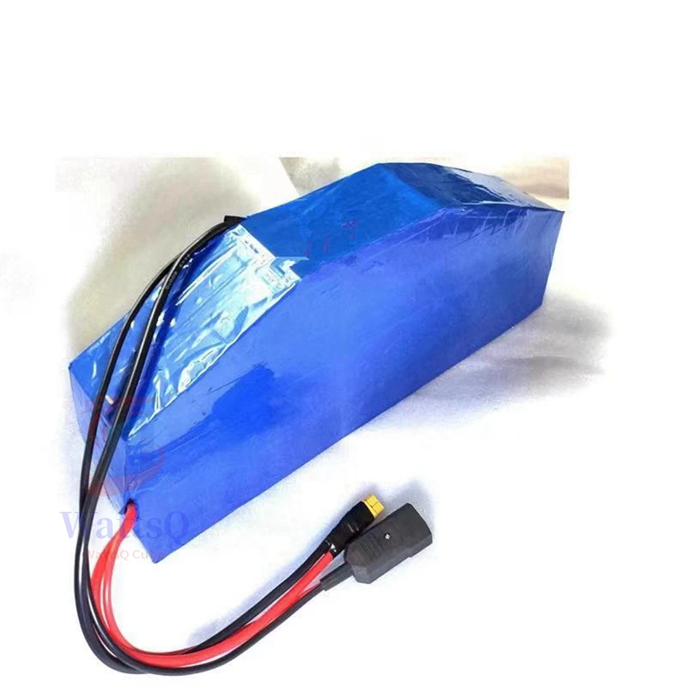 72v 40Ah lithium ion triangle battery BMS li ion for 5000w Mountain Bike scooter Motorcycle + 10A charger