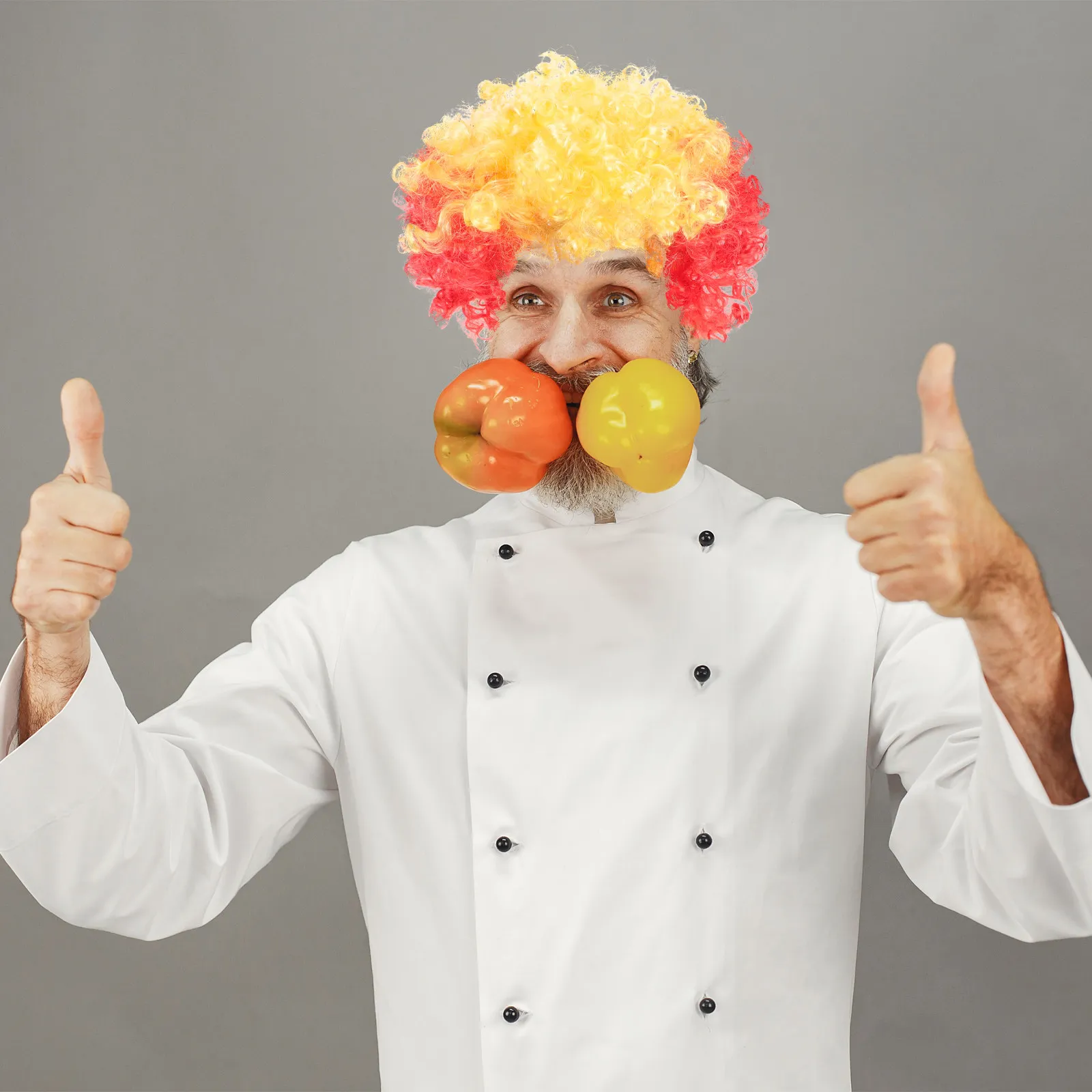 

Premium Pet Clown Explosion Hair Carnival Party Costume Accessory Reusable Washable Breathable Funny Prop for Halloween