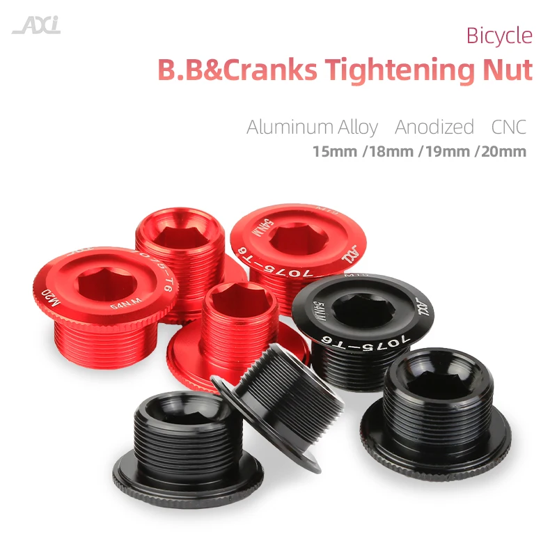AXI MTB Hollowtech Crank Bolt M15 M18 M19 M20 Mountain Bike Crank Cover Crank Arm Bolt For IXF