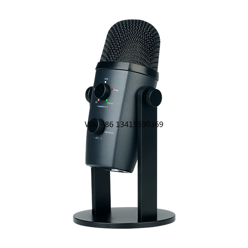 

OEM Good Design Streaming Desktop Podcast Wide App Compatible USB Microphone