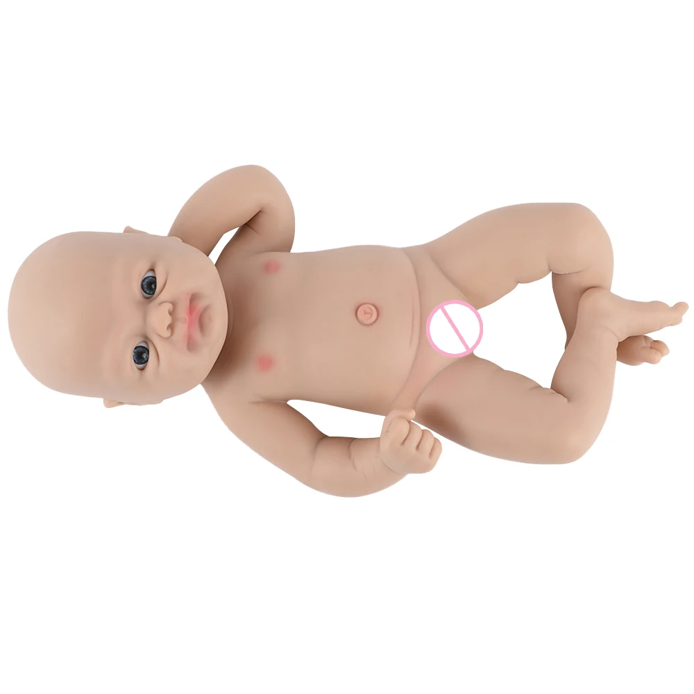 

IVITA 12'' Full Body Silicone Reborn Baby Doll Kit Lifelike DIY Newborn Girl Doll Toys for Children Christmas Gift