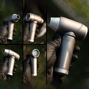 CrossGun Mini Turbine Fan Jetfan Electric Fan Rechargeable Recharged Air Clean Setable Setable Rechargable Turbo Keyboard Fan 10 Main Sales Mini Turbine Jet - №6