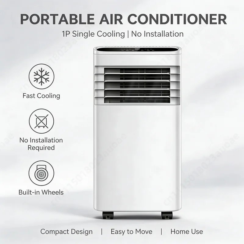 7000BTU Portable Mobile Air Conditioner, 3-in-1 Cooling Dehumidifier Fan, CB Certified For Home Office In Stock