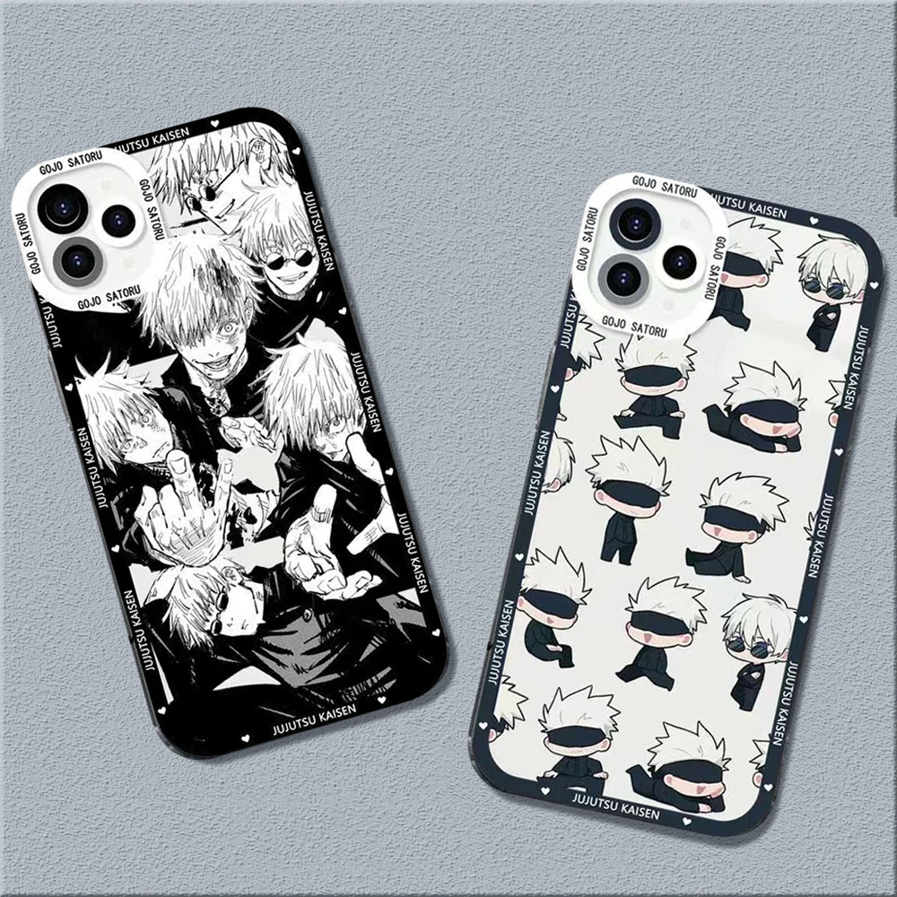 Cartoon Anime Jujutsu Kaisen custodia per telefono per Samsung A35 A55 A52 A32 A15 S24 S21 FE S23 Ultra S22 Plus A13 A33 A14 A54 A34 Cover