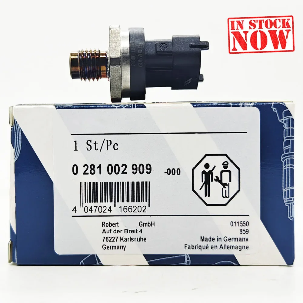 

In Stock 0281002909 Fuel Rail Pressure Sensor 0281002867 3140127000 For HHYUNDAI Tucson KIA FFIAT DUCATO BMMW