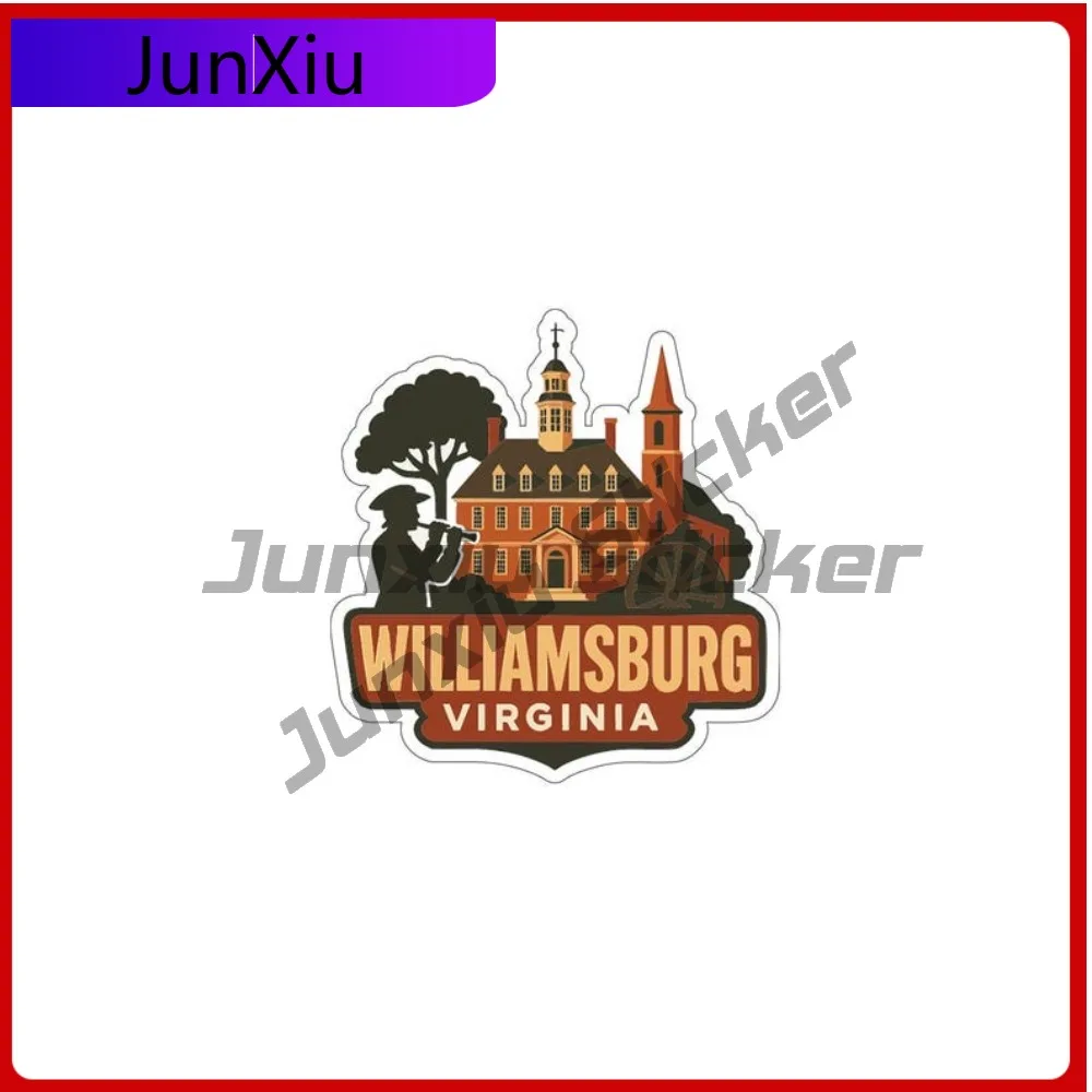 

Williamsburg Sticker Vinyl Die-cut Decal Vacation City Skyline Landmark Design X 500 Motorcycle Stickers Cfb600n Car Decoration