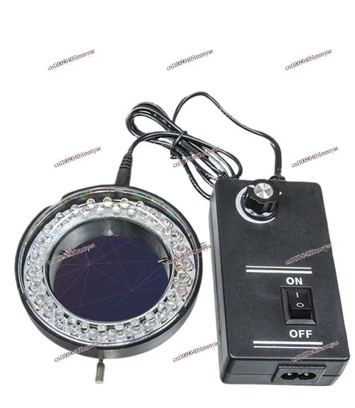 

Microscope LED Ring Light Source Adjustable Brightness Inner Diameter 60mm White Spotlight Mobile Phone Repair 60 LED Lamp Beads
