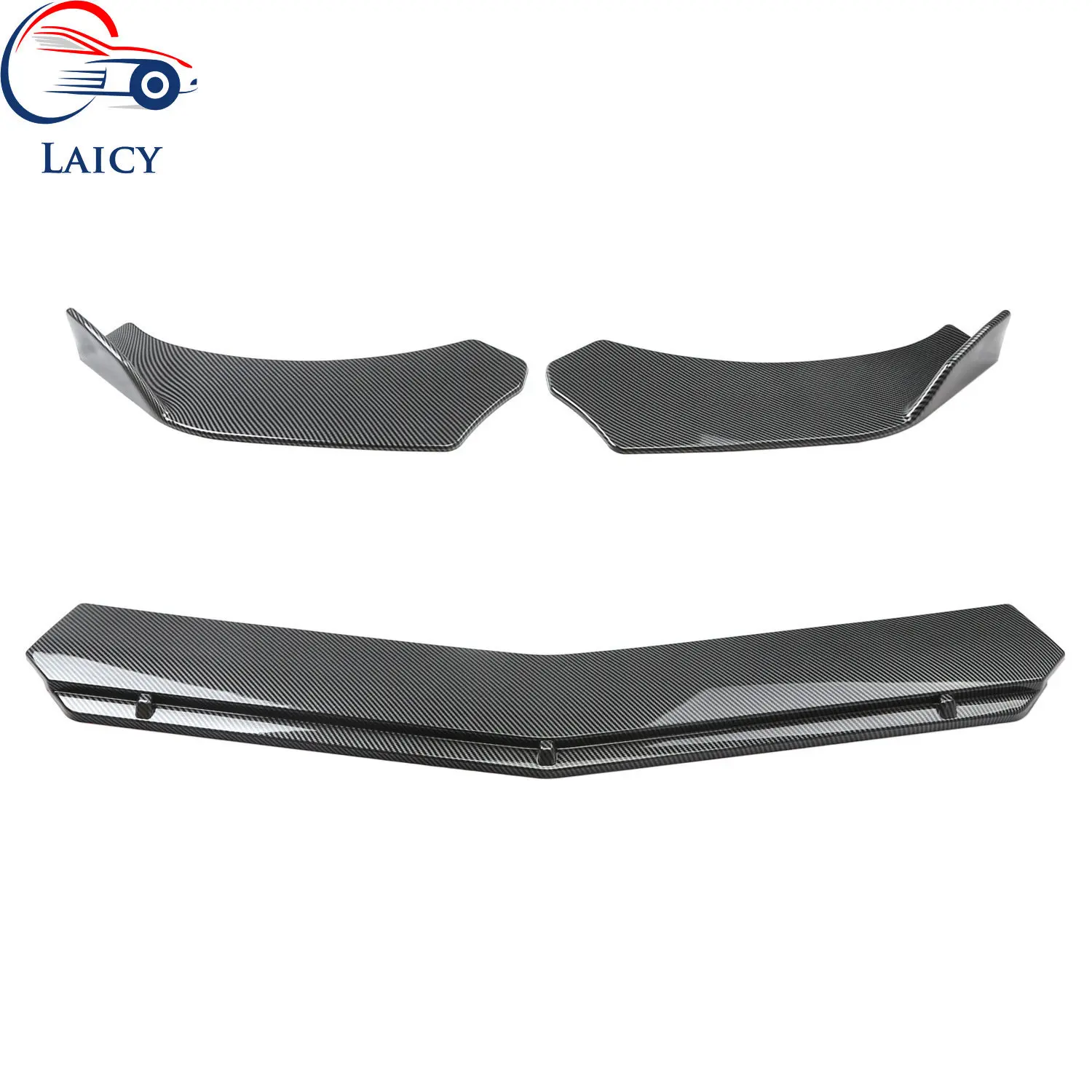 LAICY For Honda Civic 2012-2020 Car Front Bumper Lip Splitter Body Kit Chin Spoiler Anti Scratch Diffuser Lip Trim Air Dam Cover