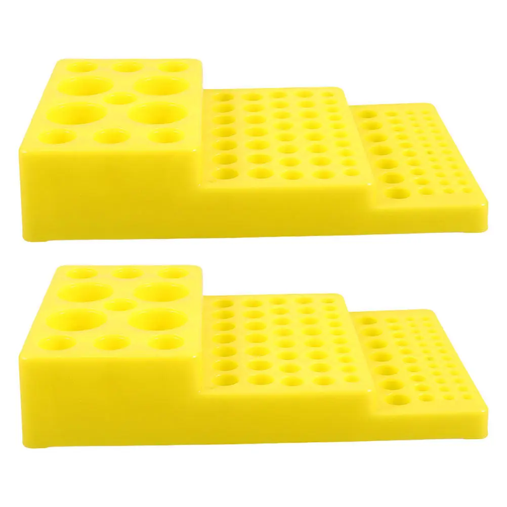 2pcs Multifunctional Detachable Test Tube Rack for 4–28mm Centrifuge & Blood Tubes – Lab Organizer & Storage Stand