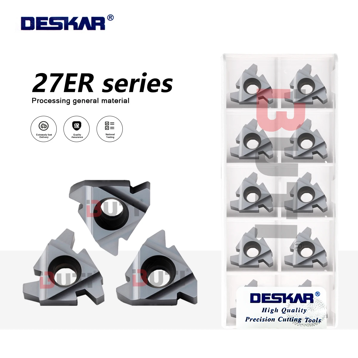 

27ER Series Threading Blade 27ER 8.0ISO 27ER 8TR LDA DESKAR 100% Original Threaded Blade CNC Lathe Universal Material Processing