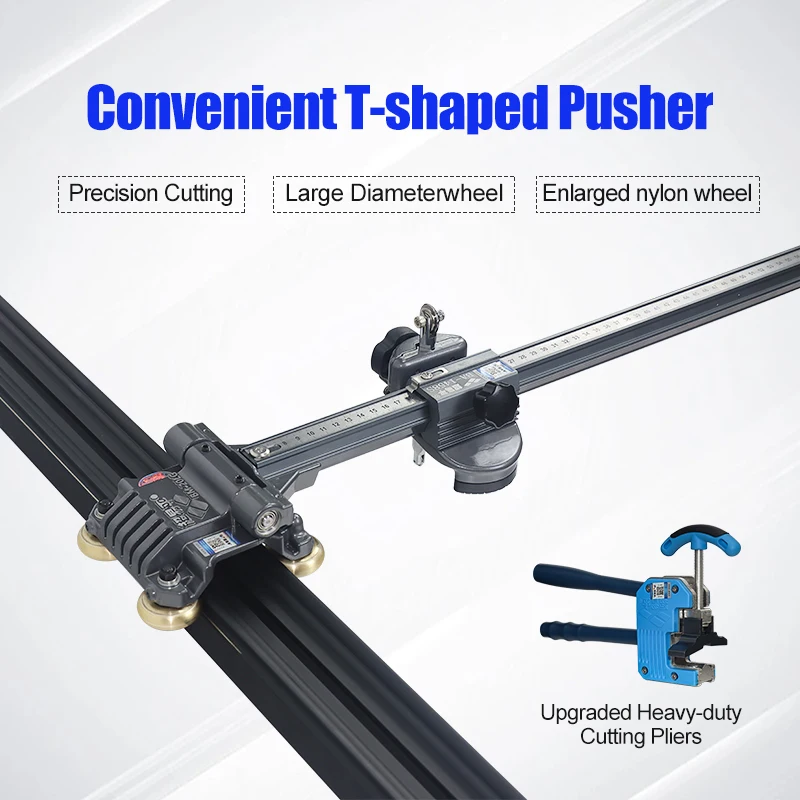 Multifunctional New Track T-type Push Knife Manual High-precision Floor Tile Tile Cutting Machine Rock Plate Knife