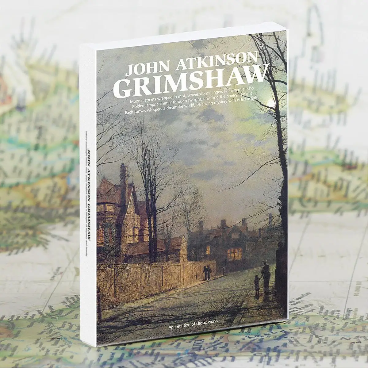 

John Atkinson Grimshaw Oil Painting Postcards Set 30PCS - Vintage Street View Art Collection Cards Perfect Gift & Decor
