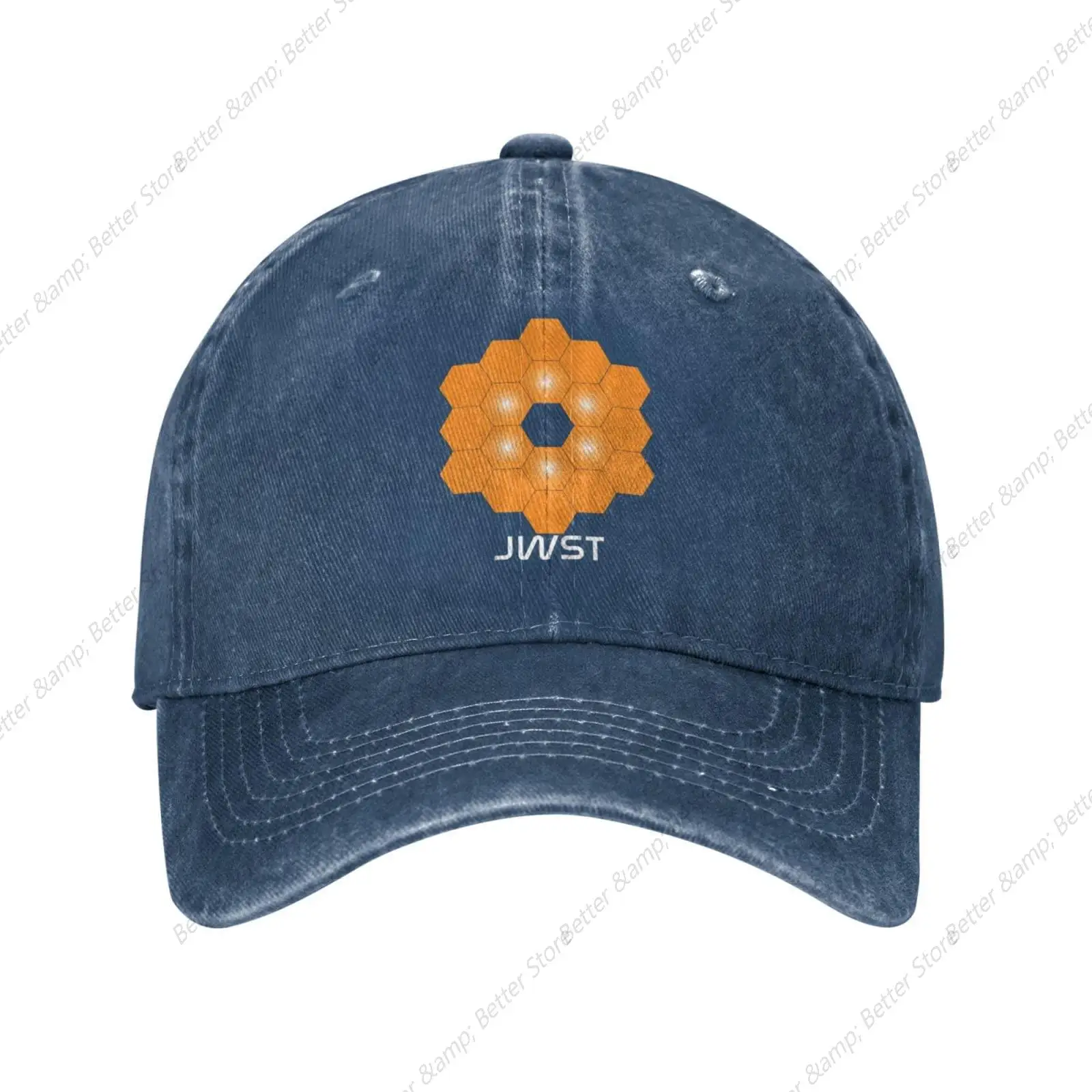 Jwst Hat James Webb Space Telescopes Hat for Men Baseball Caps Vintage Caps Navy Blue