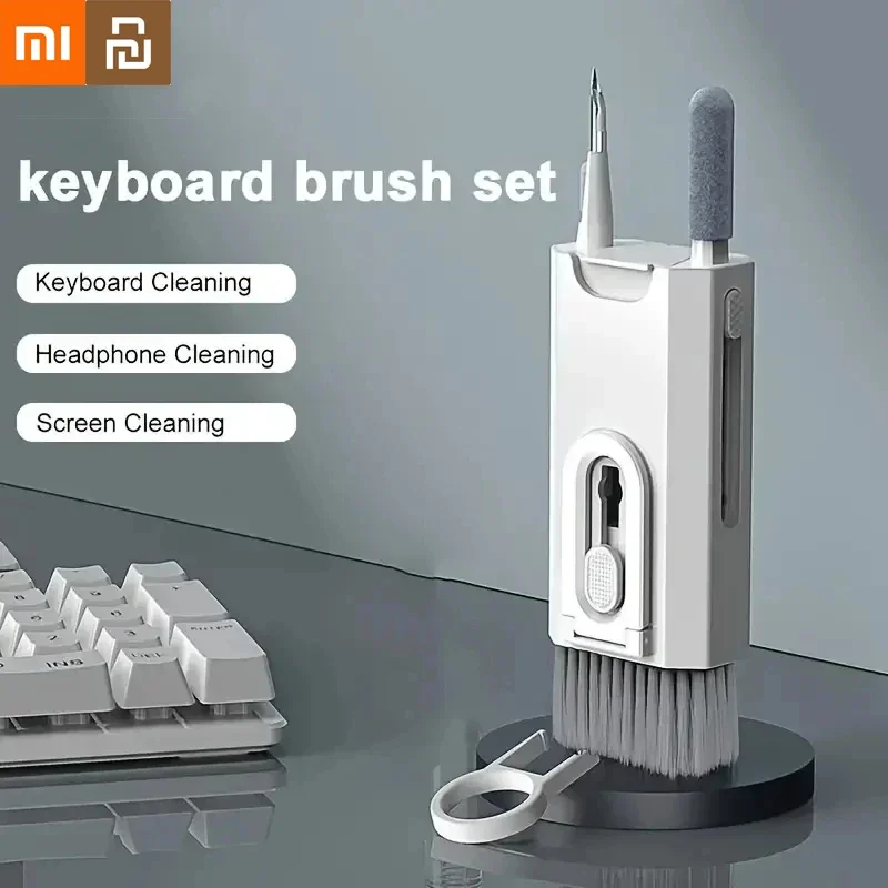 Xiaomi Youpin 8 In 1 Keyboard Cleaning Kit Earphones Cleaner Brush For Computer Tablet Laptop Screen Mobile Phone Cleaning Tools