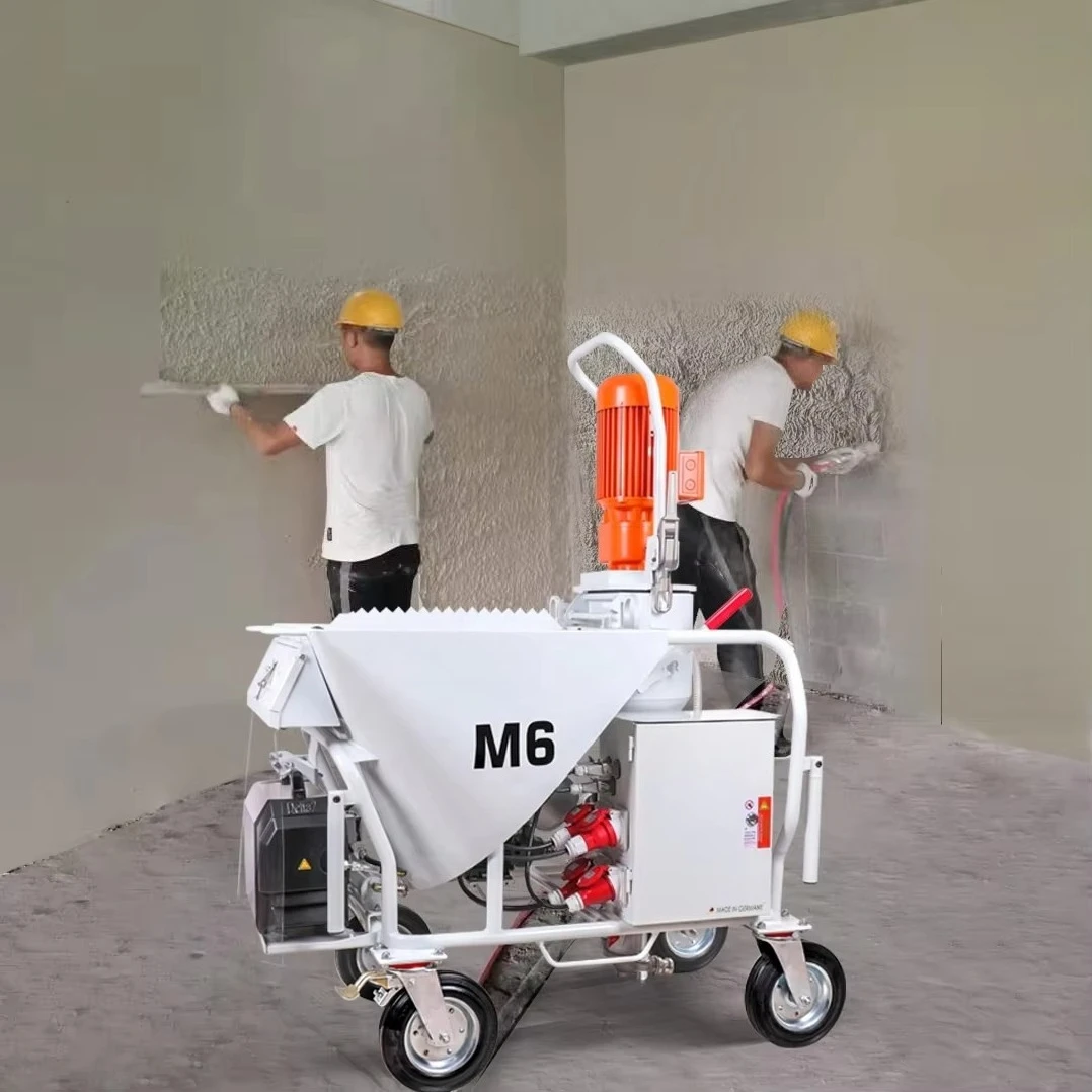 M6 High Quality  Gypsum Spraying Machine,Mortar Plastering Machine G5C G4 Plaster Station