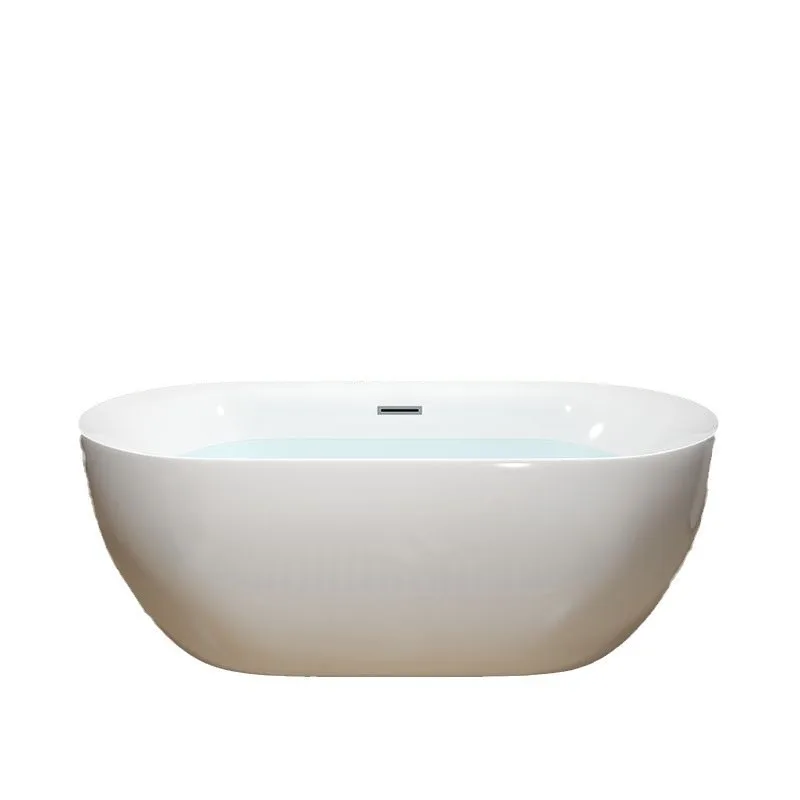 Bathroom Household small apartment single acrylic adult seamless integrated hotel high-end freestanding bathtub bathtub