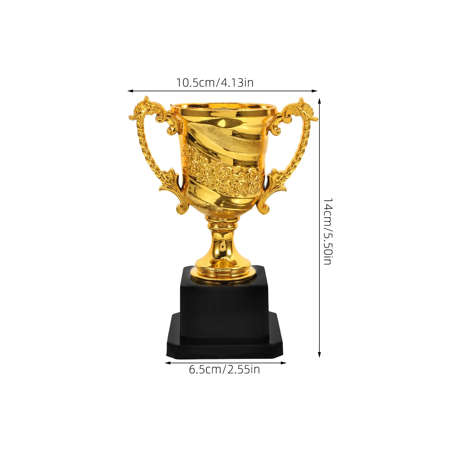 Creative Shaped Small Trophy Plastic Trophy Prop for Ceremony Competition Party Award Prize Decoration