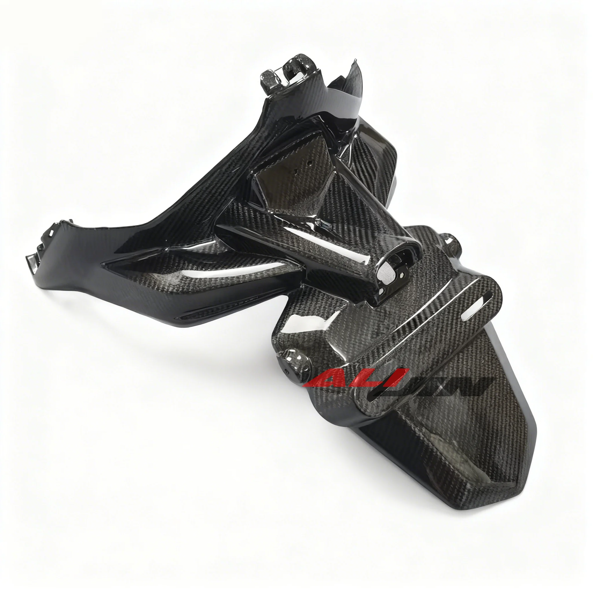 

100% настоящее углеродное волокно для YAMAHA Xmax 300 Xmax300 2023 2024, задний номерной знак, кронштейн, нижний пассажирский обтекатель, крыло