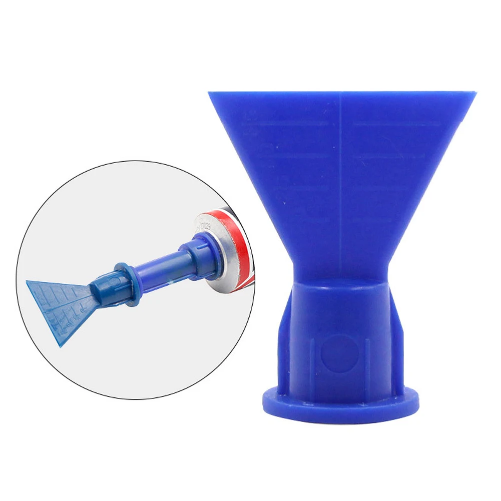 Dispenser Wave Shape Silicon Nozzle Spray Tip Sealant Dispenser Cartridge Caulking Nozzle Workshop Equipment Caulking Hand Tools